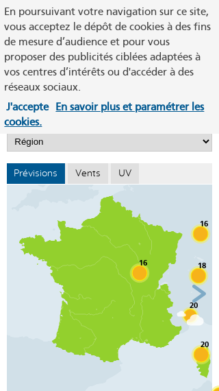 French Meteorological Forecast